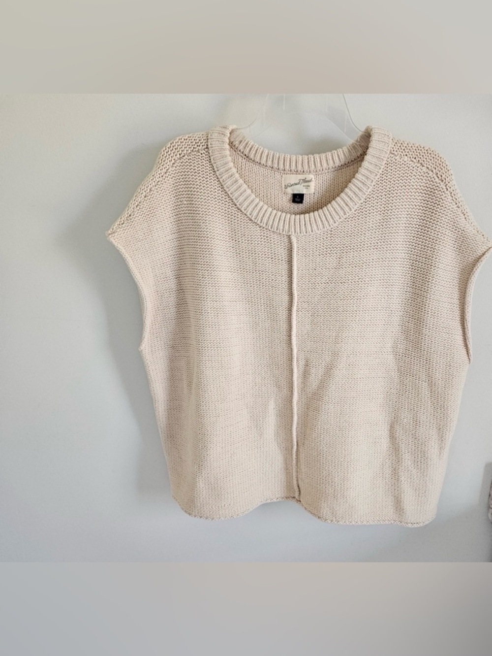 Universal Thread cotton beige sweater vest